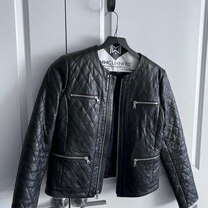 Ann Taylor Black Leather Jacket
